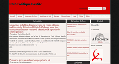 Desktop Screenshot of clubpolitiquebastille.org